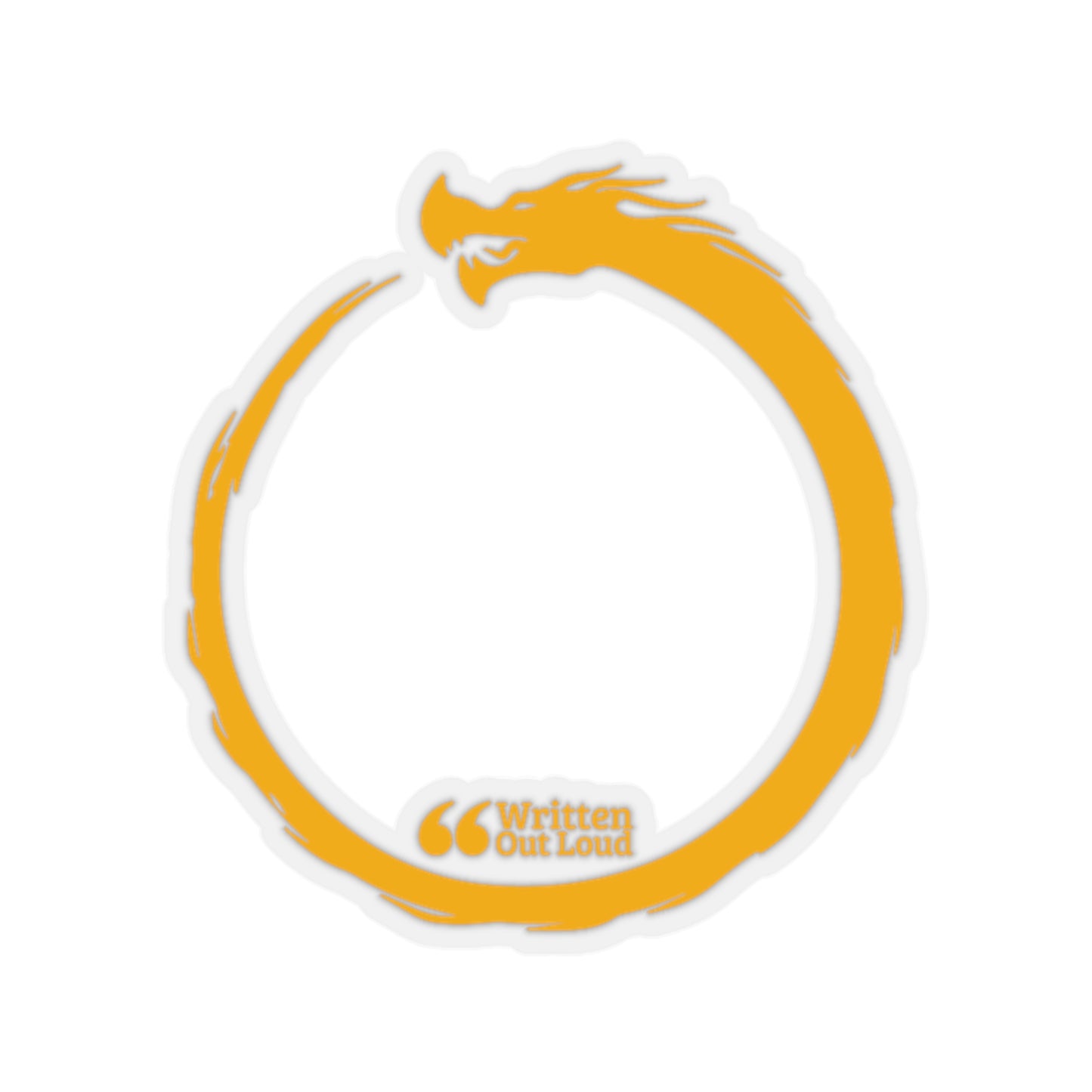 Circle Dragon Sticker