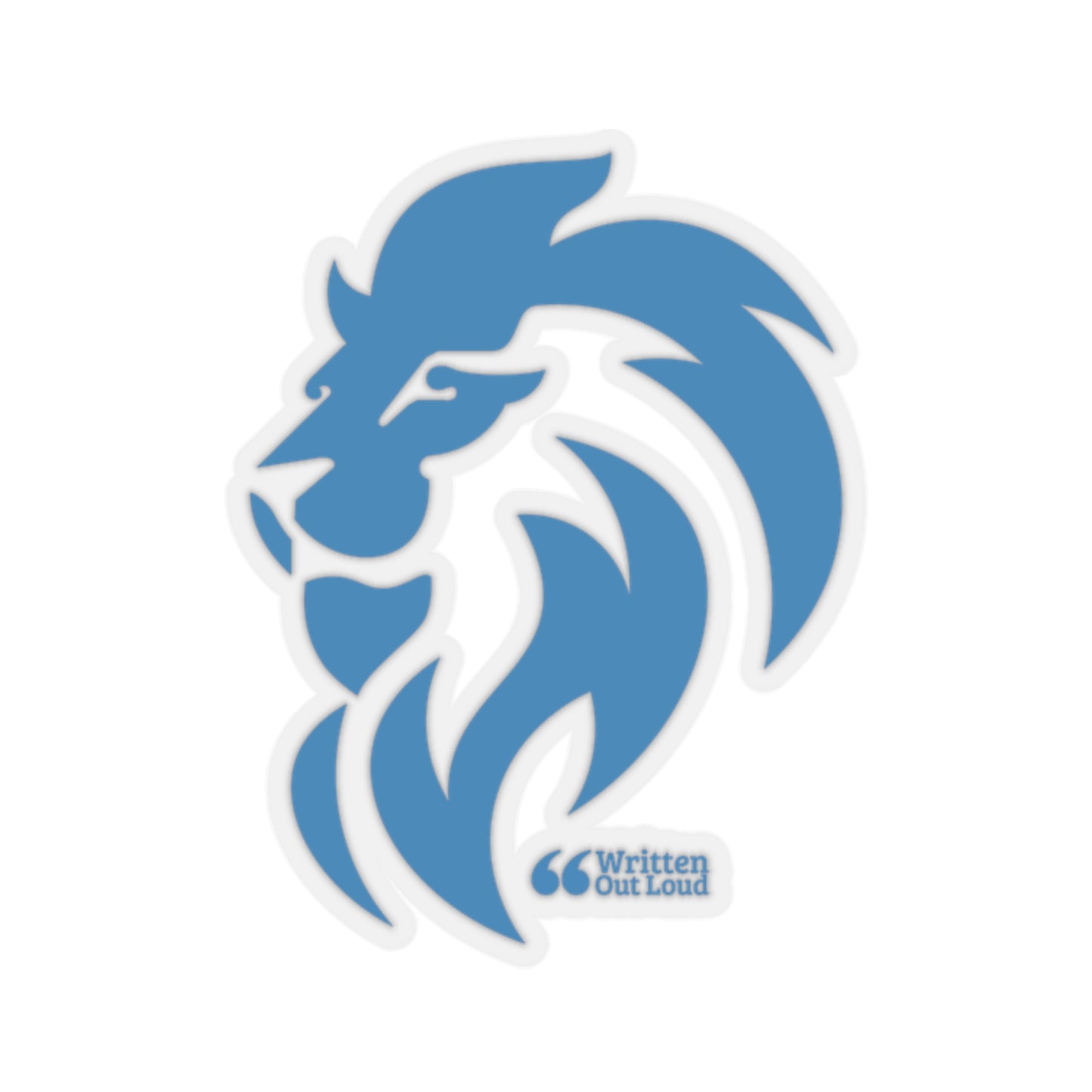 Courageous Lion Sticker